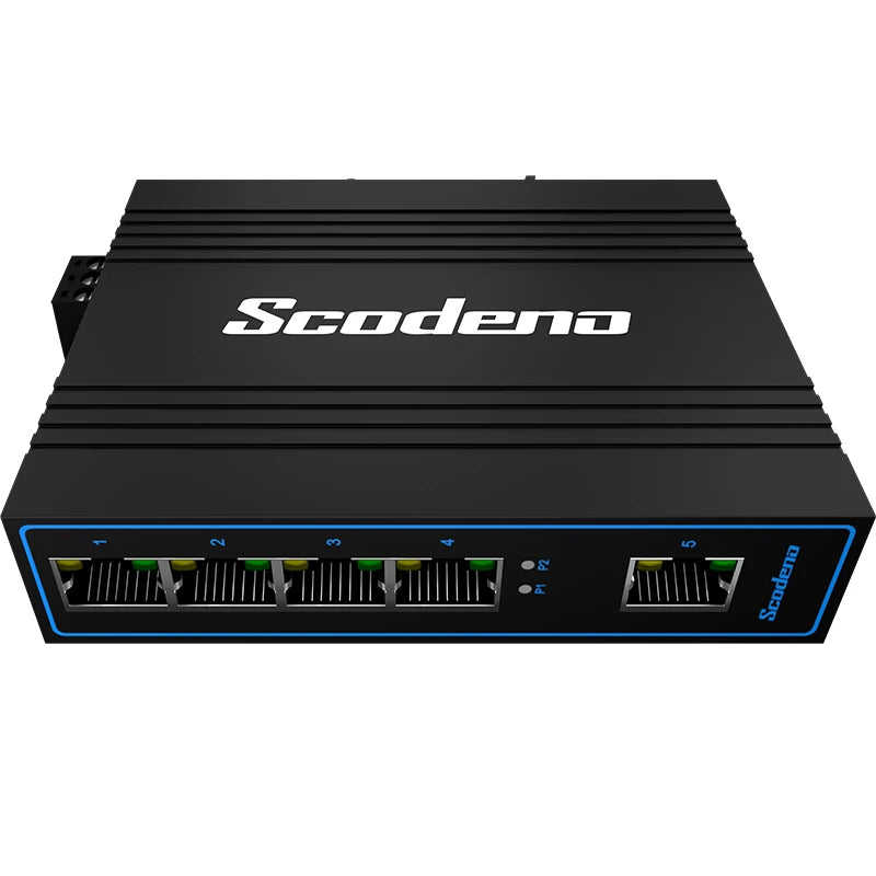 Scodeno - DIN Rail - 5 port - 10/100 MBps