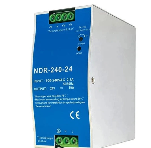 NDR-240 - DIN Power Supply - 240W - 48V - 5A