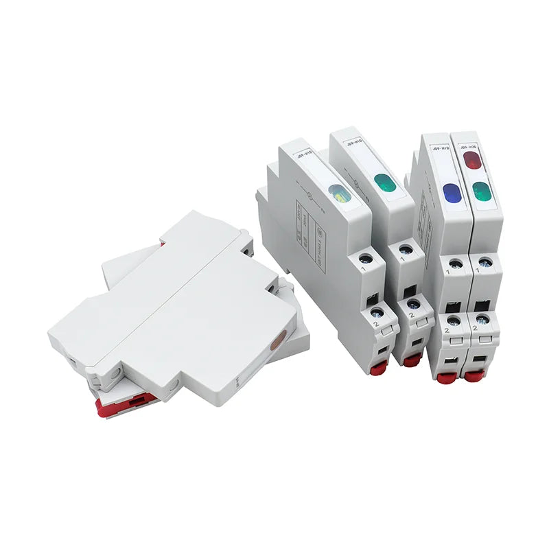 TYQ - DIN RAIL Led Indicator - 230V AC/DC - Rood/Groen